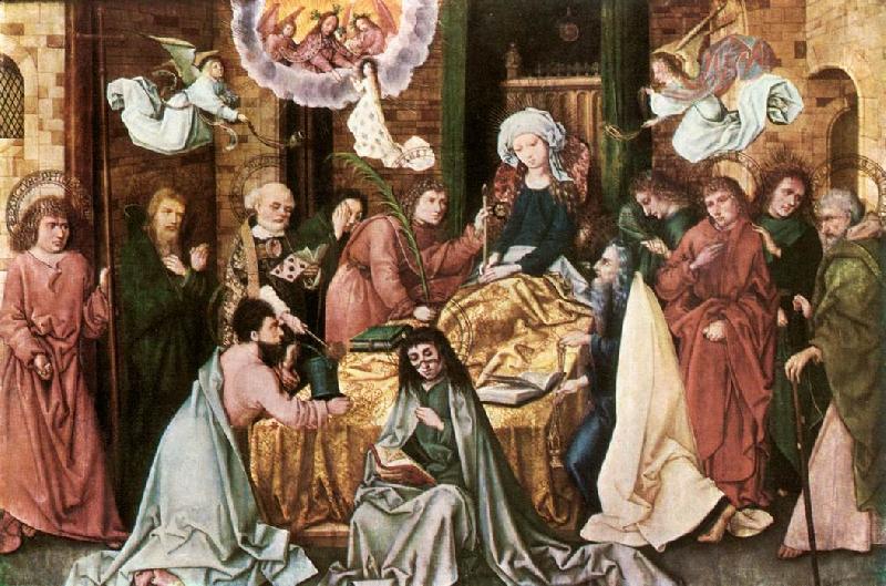 HOLBEIN, Hans the Elder Death of the Virgin af France oil painting art